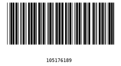 Barcode 105176189