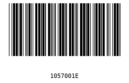 Barcode 1057001