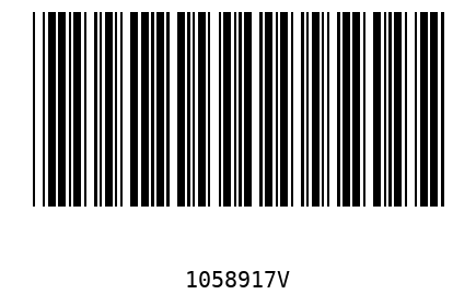 Bar code 1058917