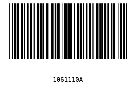 Barra Código 1061110