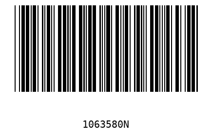 Barra Código 1063580