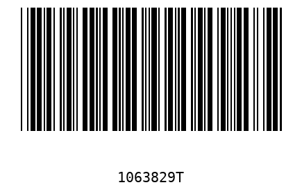 Bar code 1063829