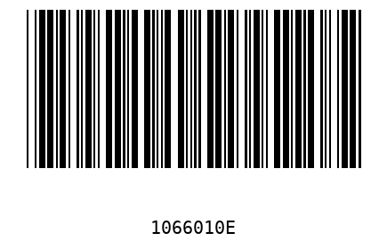 Bar code 1066010