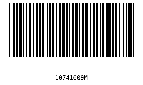 Bar code 10741009