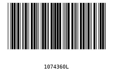 Barra Código 1074360