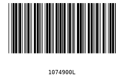 Barra Código 1074900
