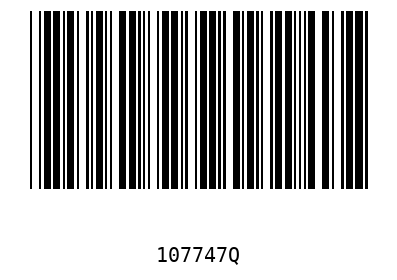 Barcode 107747