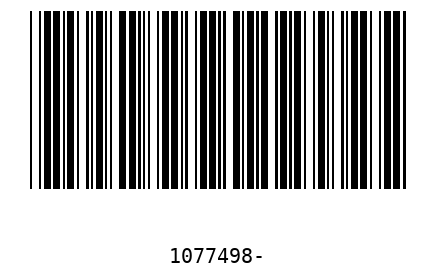Barcode 1077498