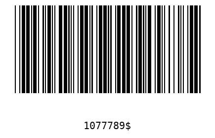 Barcode 1077789