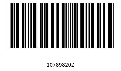 Barcode 10789820