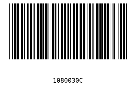 Barra Código 1080030