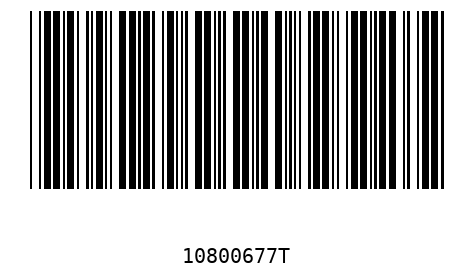 Barcode 10800677
