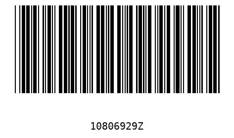 Barcode 10806929