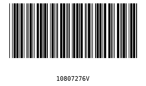 Barcode 10807276