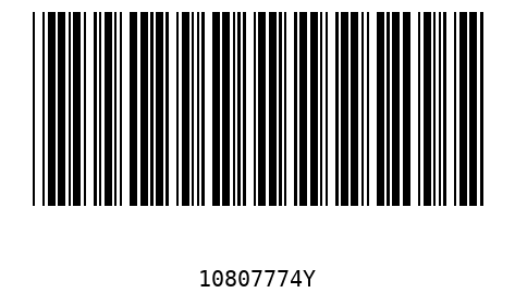 Barcode 10807774