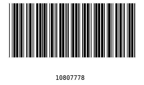 Barcode 10807778