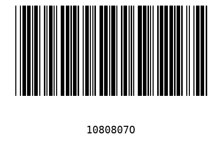 Barcode 1080807