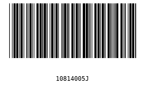Barcode 10814005