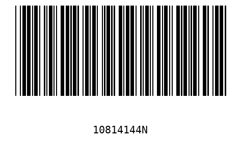 Barcode 10814144
