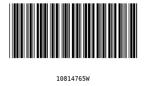 Barcode 10814765