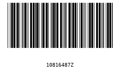 Barcode 10816487