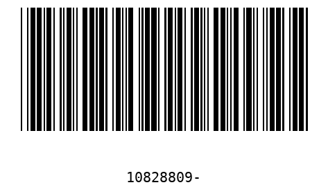 Barcode 10828809