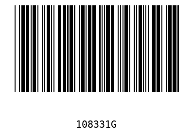 Bar code 108331