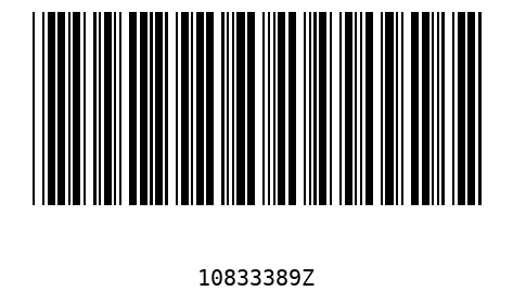Barcode 10833389