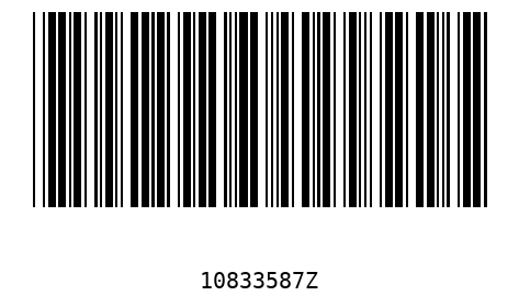 Barcode 10833587