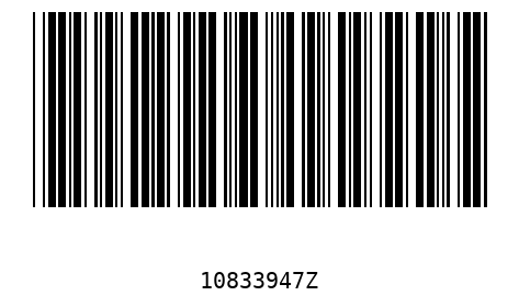 Barcode 10833947