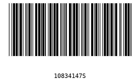 Barcode 10834147
