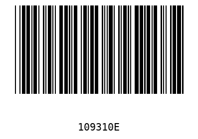 Barcode 109310