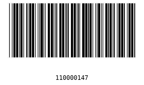 Bar code 11000014