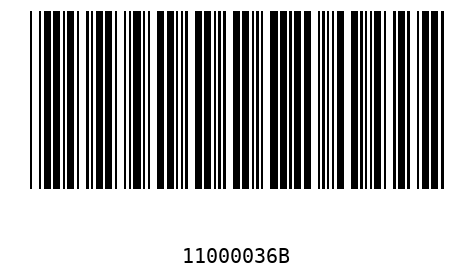 Barcode 11000036