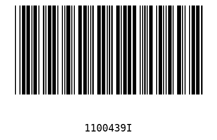 Bar code 1100439