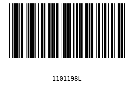 Bar code 1101198