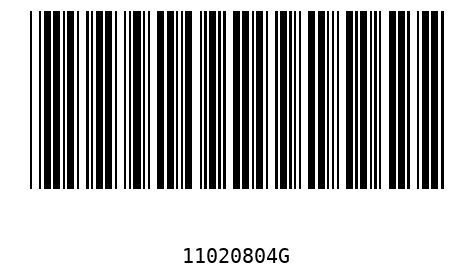 Barcode 11020804
