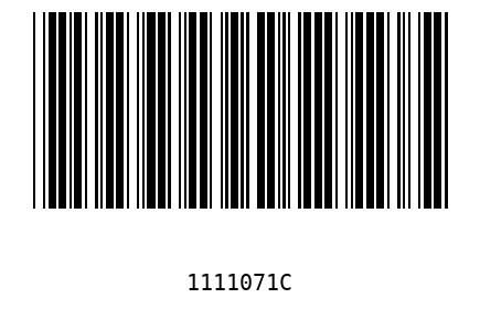 Barcode 1111071