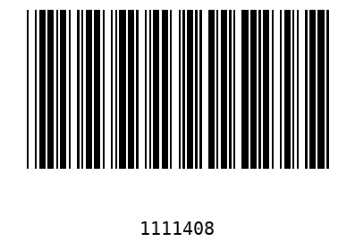 Barcode 111140