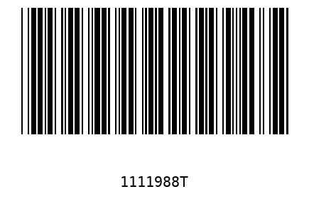 Bar code 1111988