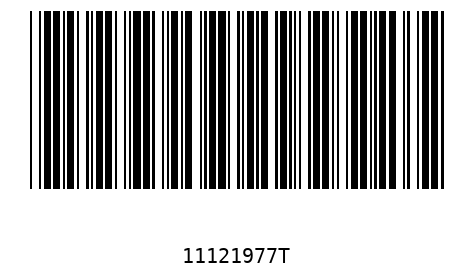 Bar code 11121977