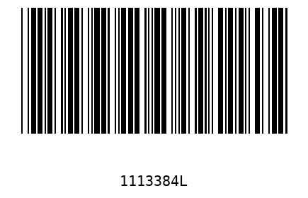 Barcode 1113384