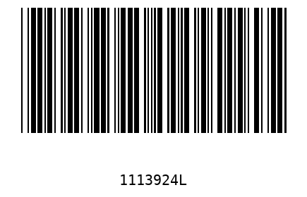Barcode 1113924