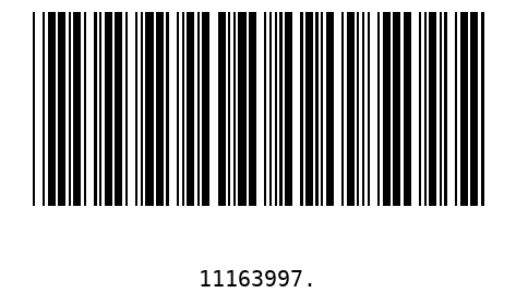 Barcode 11163997