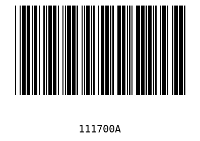 Barcode 111700