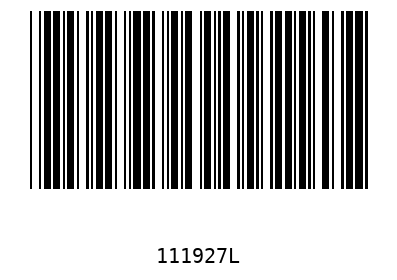 Barcode 111927