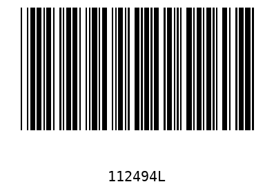 Barcode 112494