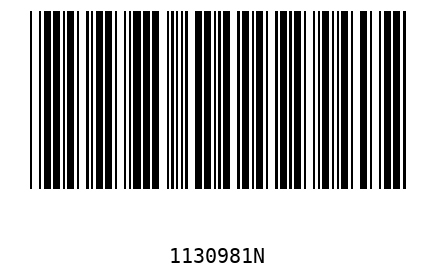 Bar code 1130981
