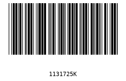 Barcode 1131725