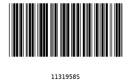 Bar code 1131958